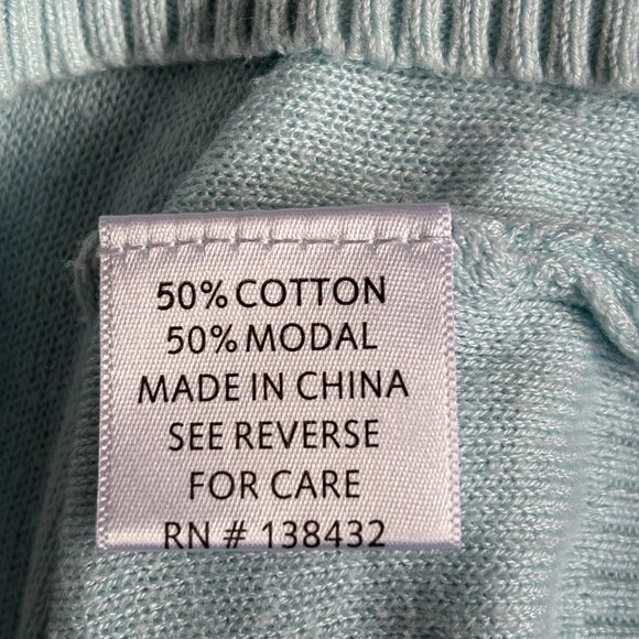 Modcloth Lightweight Strawberry Cardigan in Light Blue - Picture 6 of 7